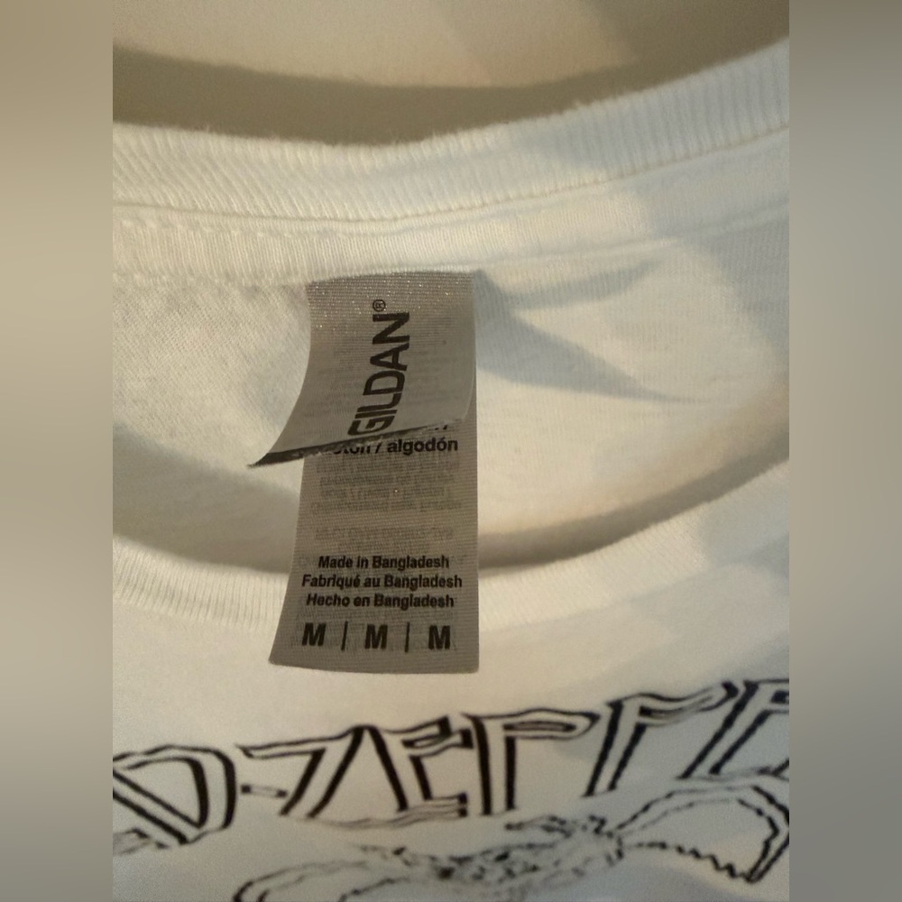 Led Zeppelin Graphic Band Tee Adult Medium Gildan Classic Rock Shirt - Picture 3 of 8